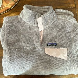 Lavender Patagonia Sherpa fleece.